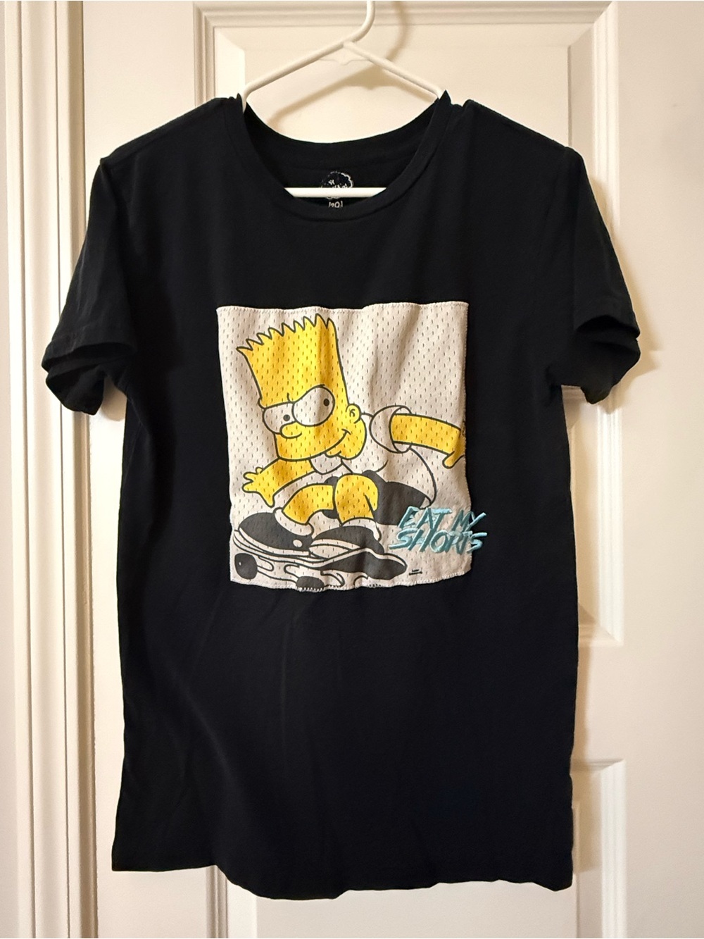Freeze The Simpsons Bart Simpson 'Eat My Shorts' T-Shirt, Size Medium, Black